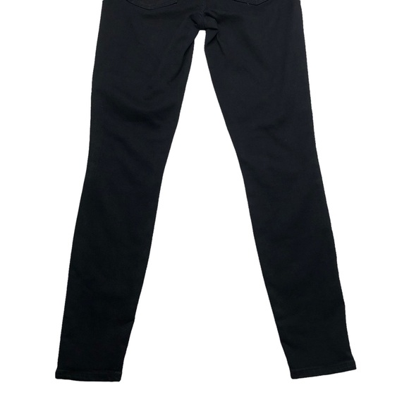 Henry & Belle Black Super Skinny Ankle Biker Jeggings in Slick - Picture 10 of 16